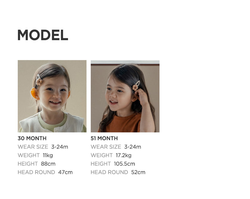 Kids Clara - Korean Baby Fashion - #babygirlfashion - Zev Baby Hair Clip Set (set of 5) - 9