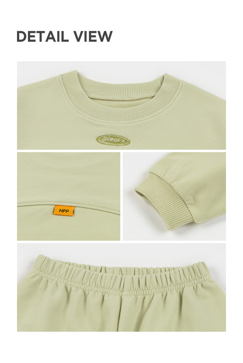 Kids Clara - Korean Baby Fashion - #babygirlfashion - Muscat Set-up_Olive - 7