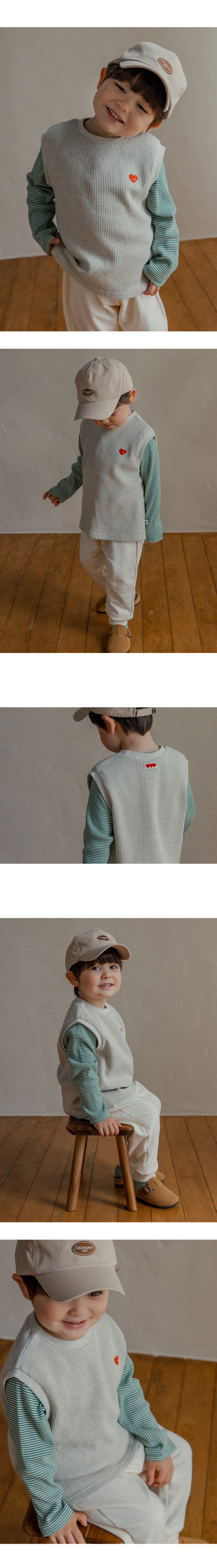 Kids Clara - Korean Baby Fashion - #babygirlfashion - Nigel Vest - 7