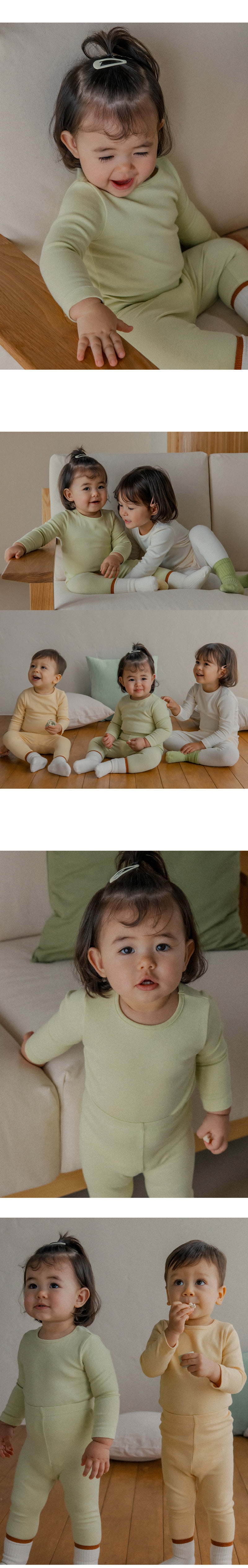 Kids Clara - Korean Baby Fashion - #babygirlfashion - Pure Basic Tee - 3
