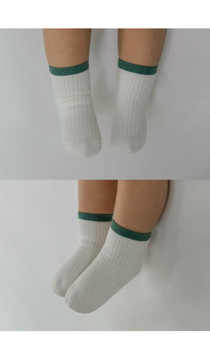 Kids Clara - Korean Baby Fashion - #babygirlfashion - Eto Ribbed Socks (set of 5) - 4