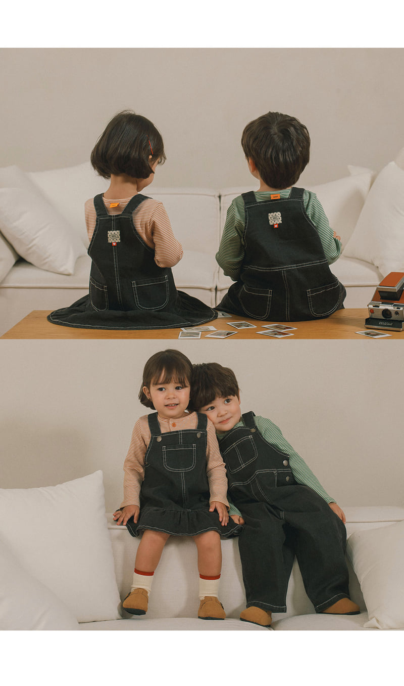 Kids Clara - Korean Baby Fashion - #babygirlfashion - Cottage Baby Overalls - 4