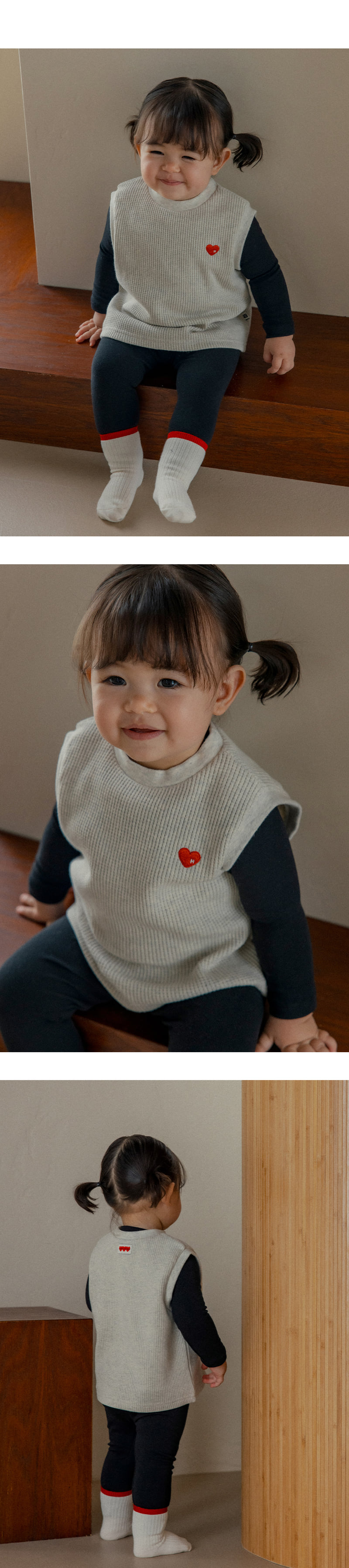 Kids Clara - Korean Baby Fashion - #babylifestyle - Nigel Vest - 8