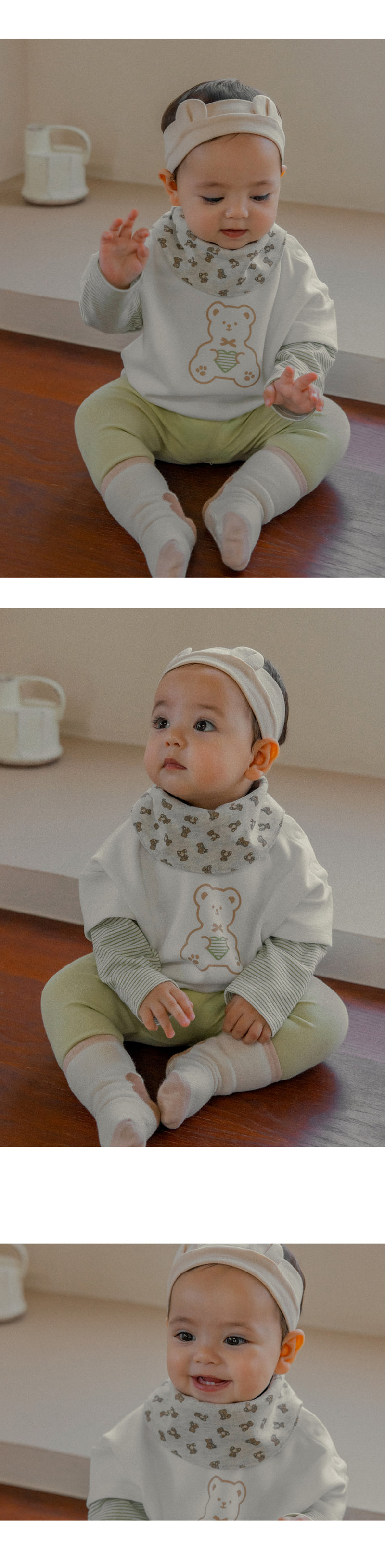 Kids Clara - Korean Baby Fashion - #babylifestyle - Baron Reversible Baby Banana Bib (Set of 5) - 2