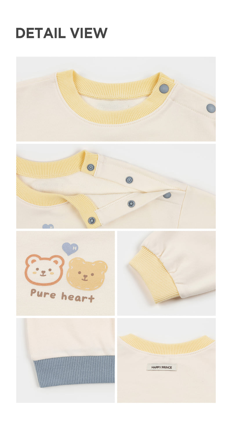 Kids Clara - Korean Baby Fashion - #babylifestyle - Heart Bear Baby Sweatshirt - 5