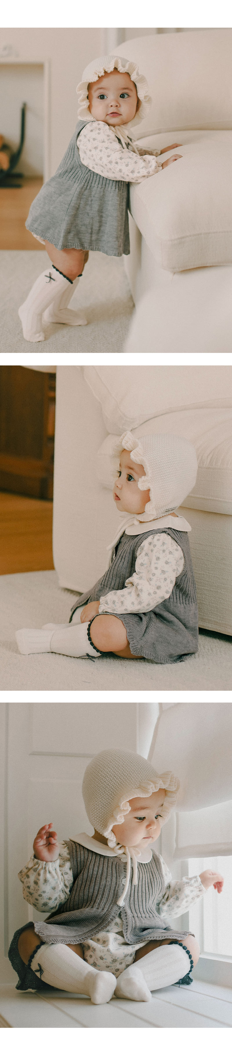 Kids Clara - Korean Baby Fashion - #babygirlfashion - Raffine Baby Knee Socks (set of 5) - 4
