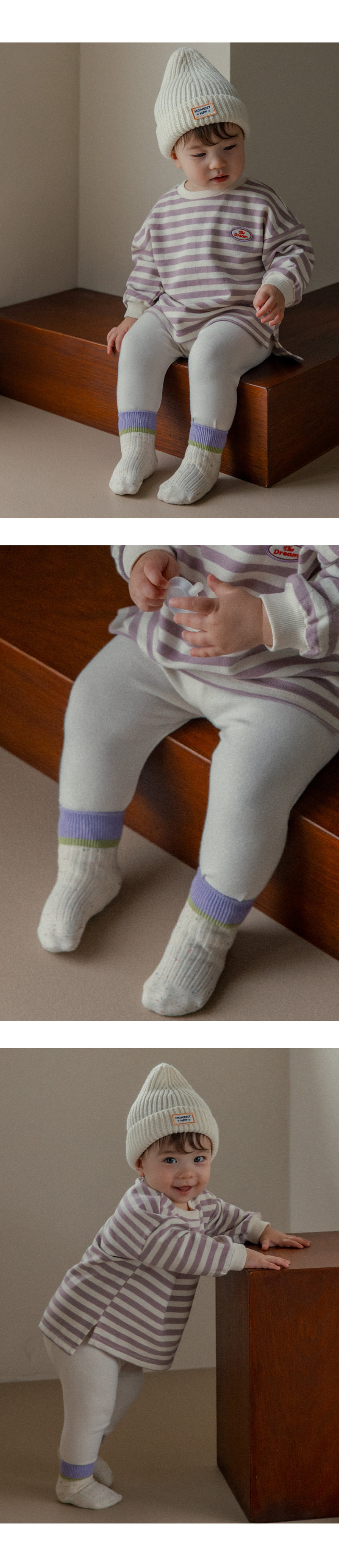Kids Clara - Korean Baby Fashion - #babylifestyle - Modi Socks (set of 5) - 4