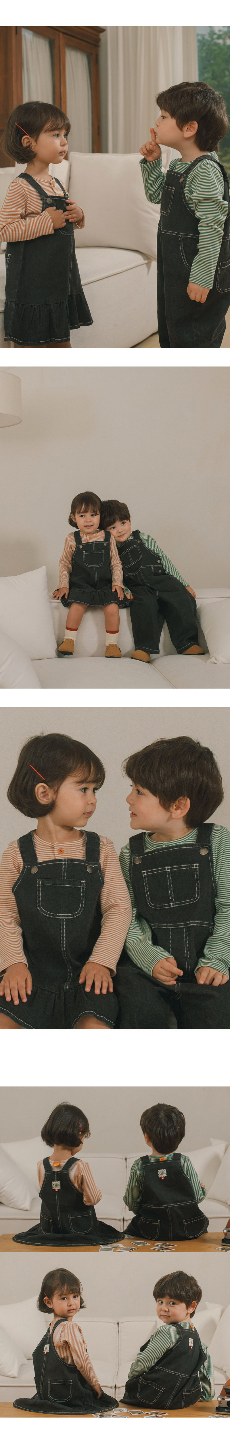 Kids Clara - Korean Baby Fashion - #babyoninstagram - Basil Tee - 7