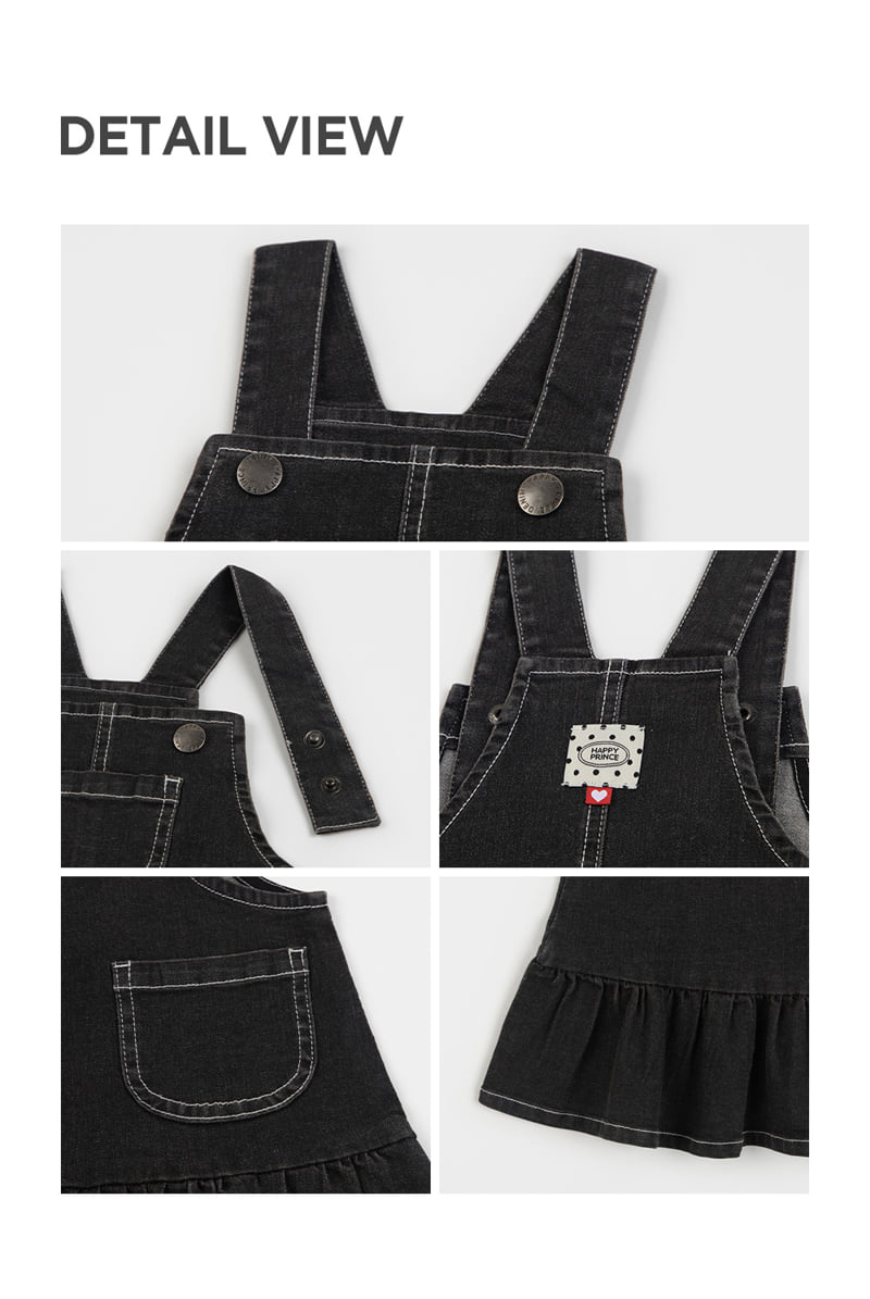 Kids Clara - Korean Baby Fashion - #babyoninstagram - Cottage Denim One-piece - 6