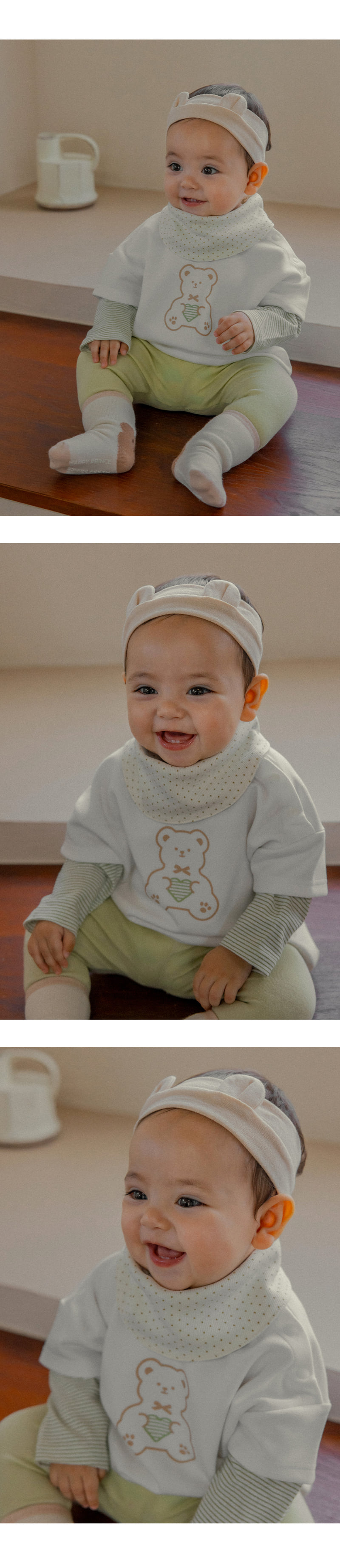 Kids Clara - Korean Baby Fashion - #babyoninstagram - Baron Reversible Baby Banana Bib (Set of 5) - 3