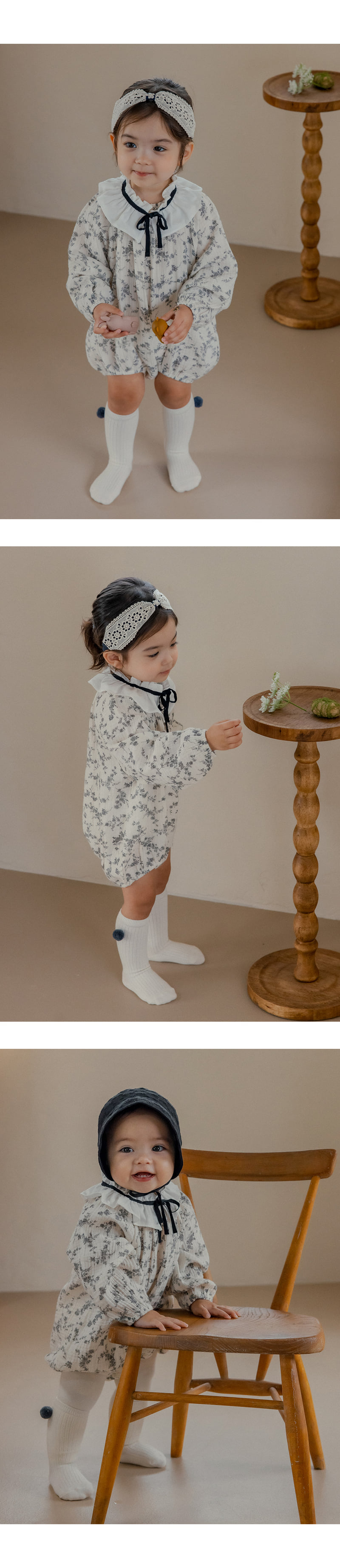 Kids Clara - Korean Baby Fashion - #babylifestyle - Bead Baby Knee Socks (set of 5) - 4