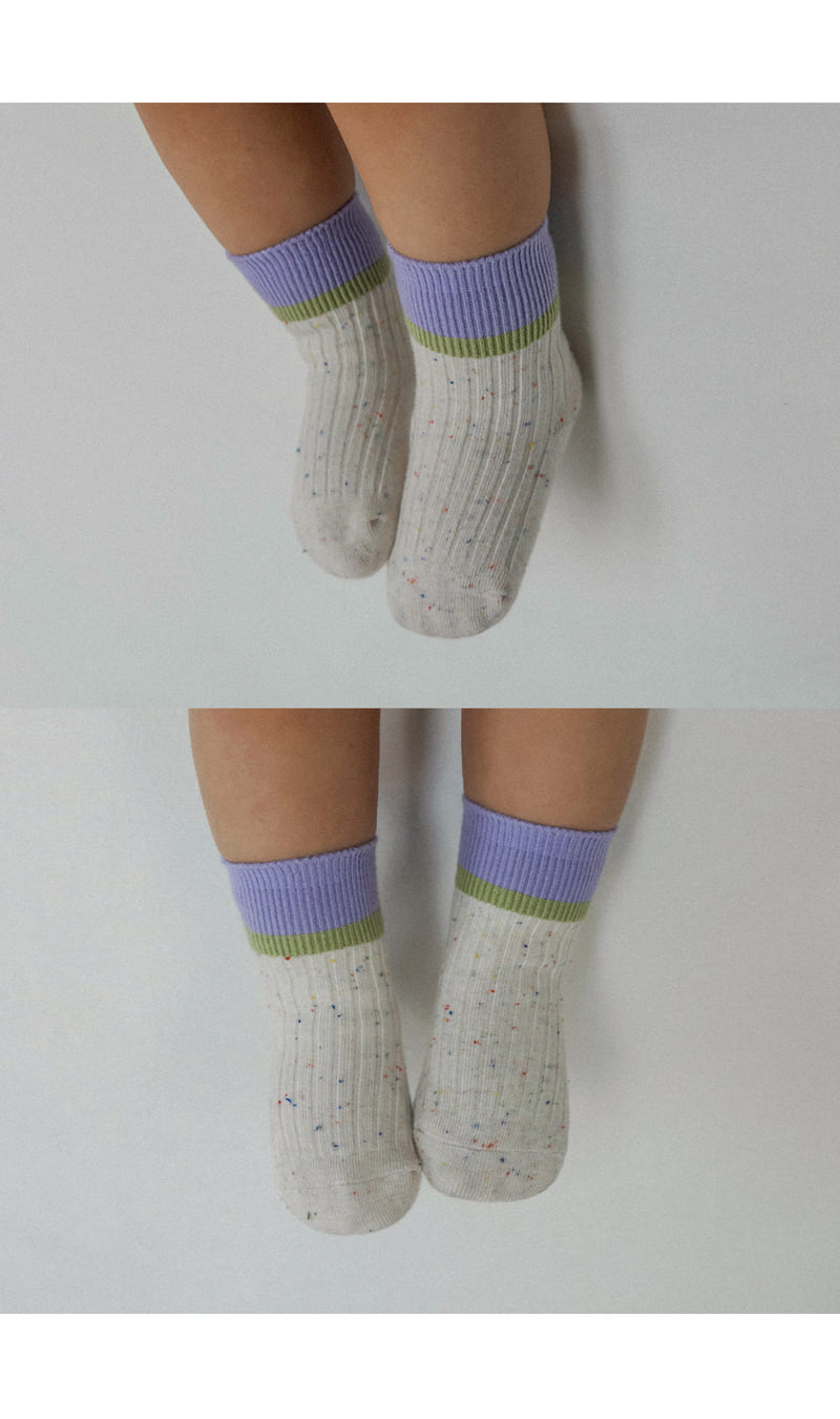 Kids Clara - Korean Baby Fashion - #babyootd - Modi Socks (set of 5) - 5
