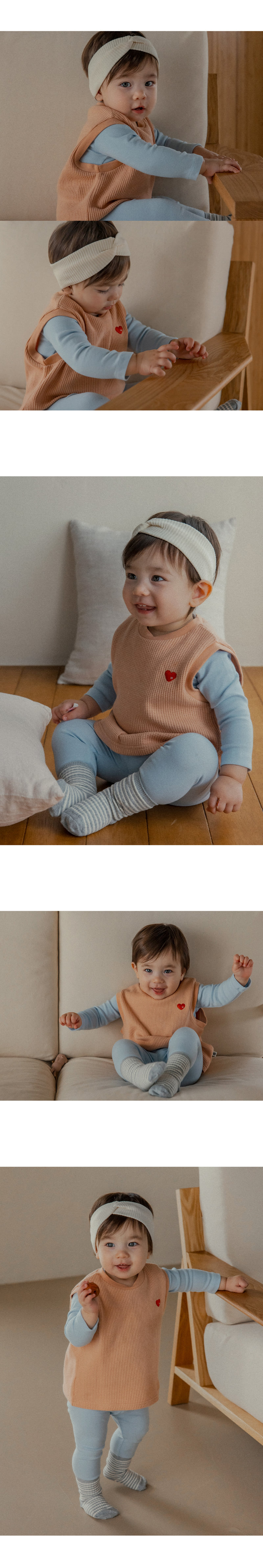 Kids Clara - Korean Baby Fashion - #babyootd - Nigel Vest - 10