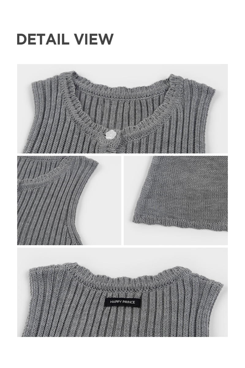 Kids Clara - Korean Baby Fashion - #babyootd - Bella Knit Baby Vest - 6