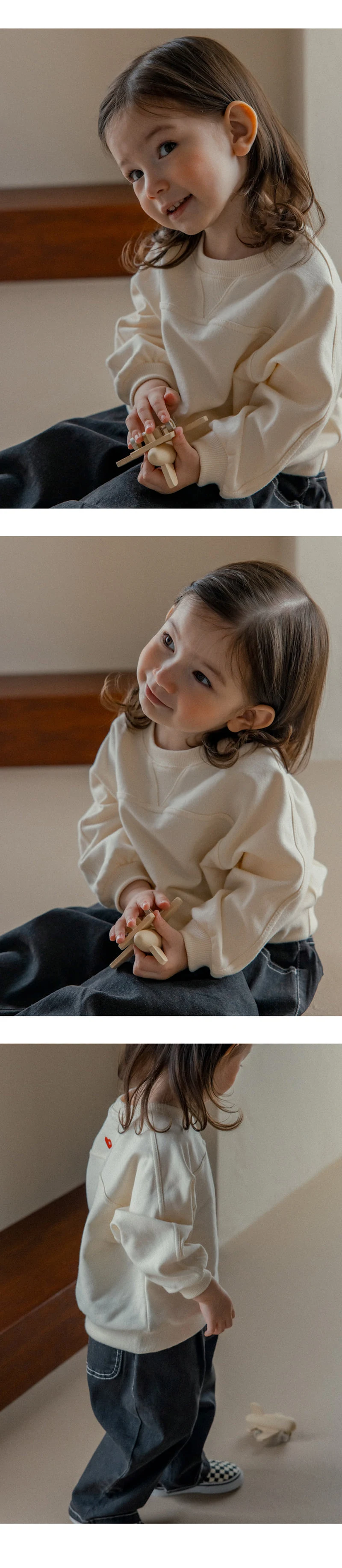 Kids Clara - Korean Baby Fashion - #babyoutfit - Denia Sweatshirt - 2