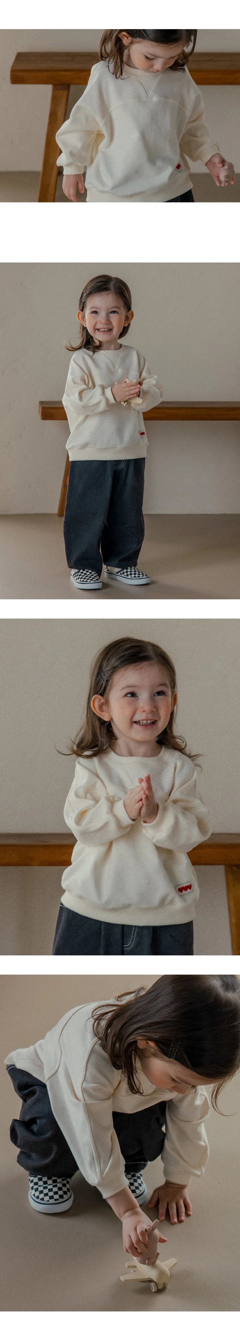 Kids Clara - Korean Baby Fashion - #babyoutfit - Denia Sweatshirt - 3