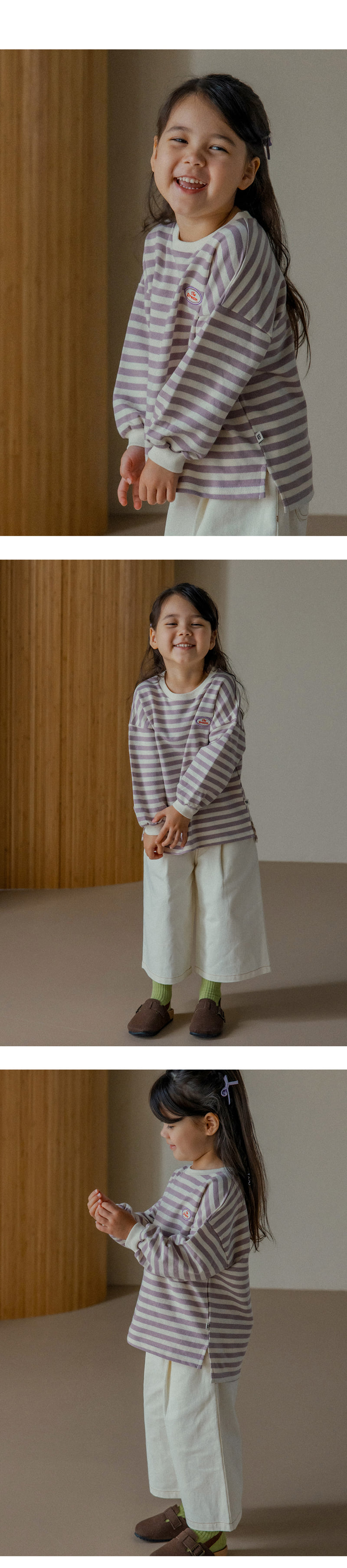 Kids Clara - Korean Baby Fashion - #babyoutfit - Maron Sweatshirt - 4