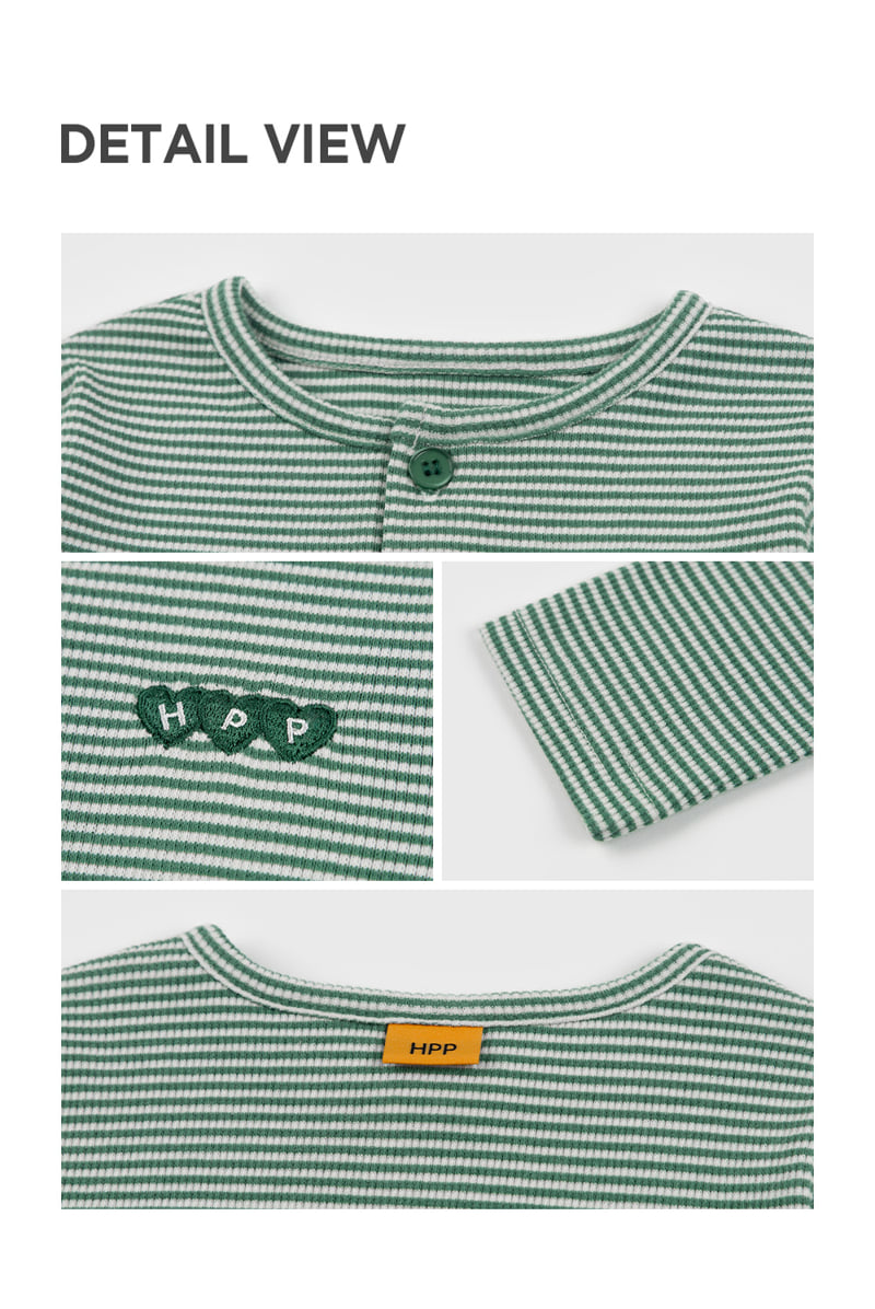 Kids Clara - Korean Baby Fashion - #babyoutfit - Basil Tee - 10