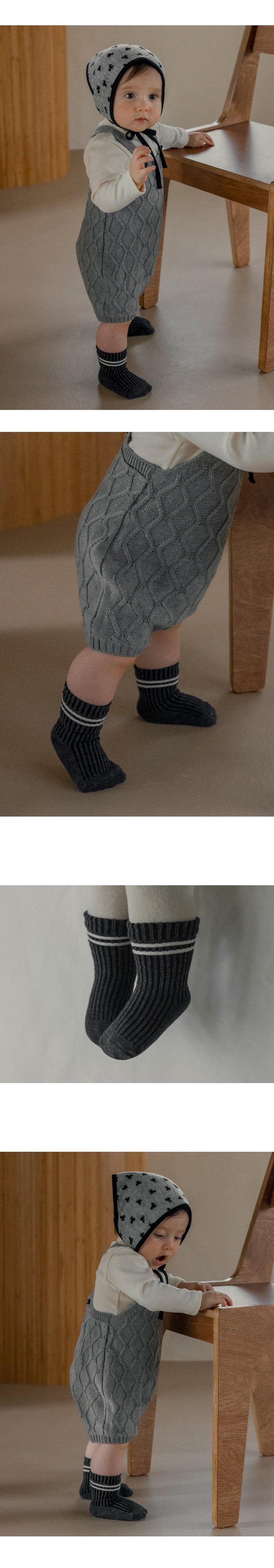 Kids Clara - Korean Baby Fashion - #babyoutfit - Hayden Socks 3-Piece Set (set of 5) - 2