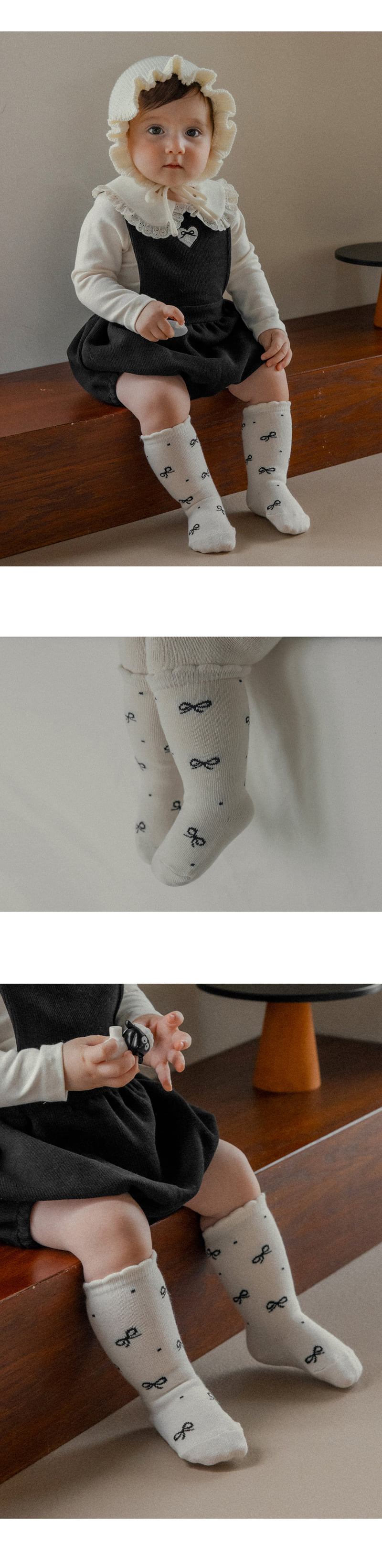 Kids Clara - Korean Baby Fashion - #babyoutfit - Elly Baby Knee Socks (set of 5) - 2
