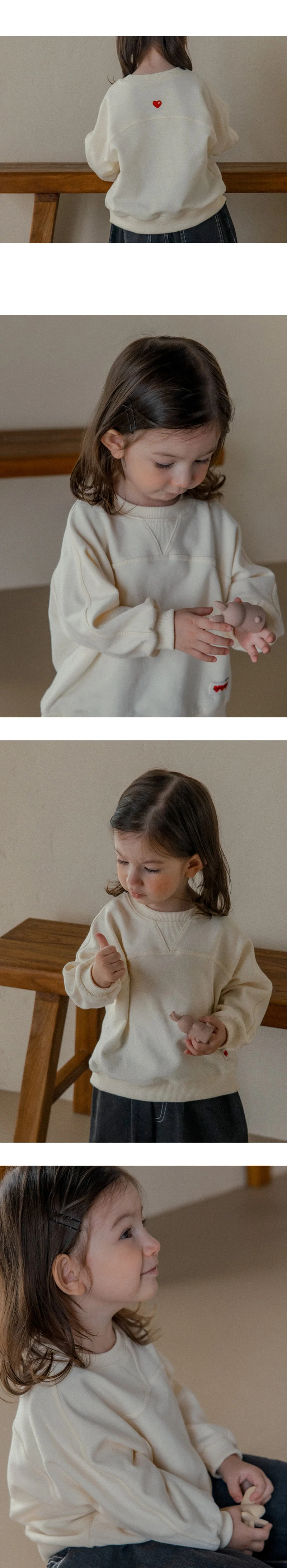 Kids Clara - Korean Baby Fashion - #babyoutfit - Denia Sweatshirt - 4