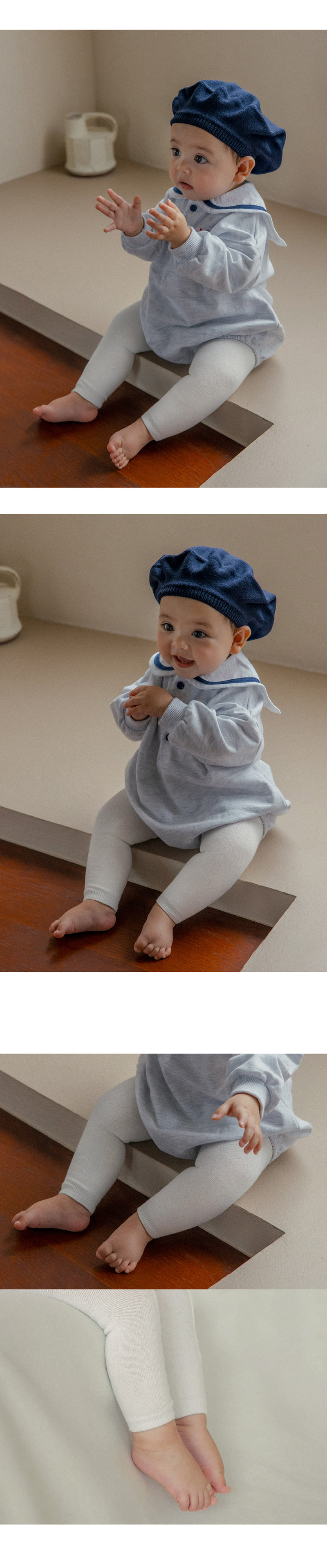 Kids Clara - Korean Baby Fashion - #babywear - Happy Plane Baby Leggings (set of 5) - 2