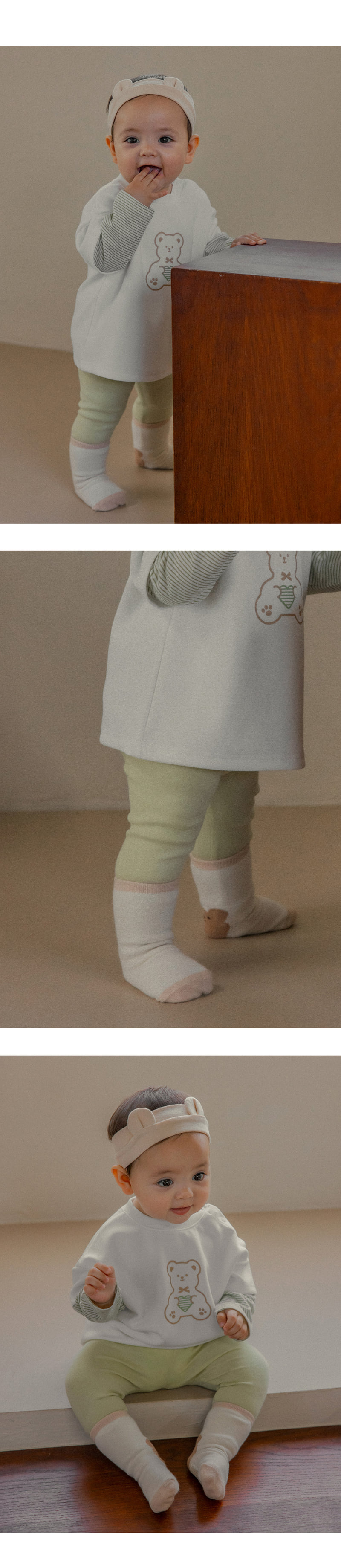 Kids Clara - Korean Baby Fashion - #babyoutfit - Kirby Baby Socks (Set of 5) - 4