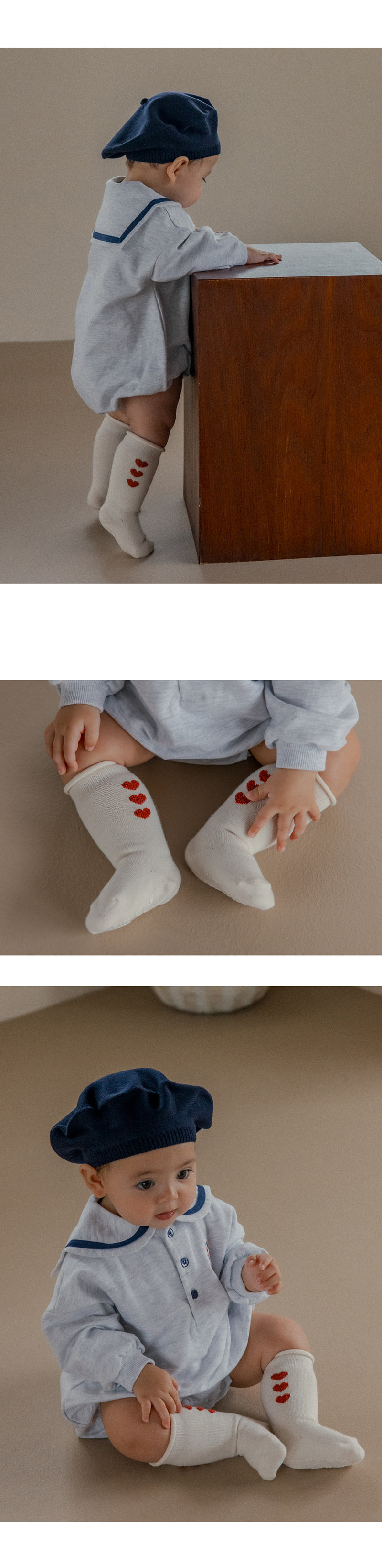Kids Clara - Korean Baby Fashion - #babywear - Lovering Rolling Knee Socks (set of 5) - 4