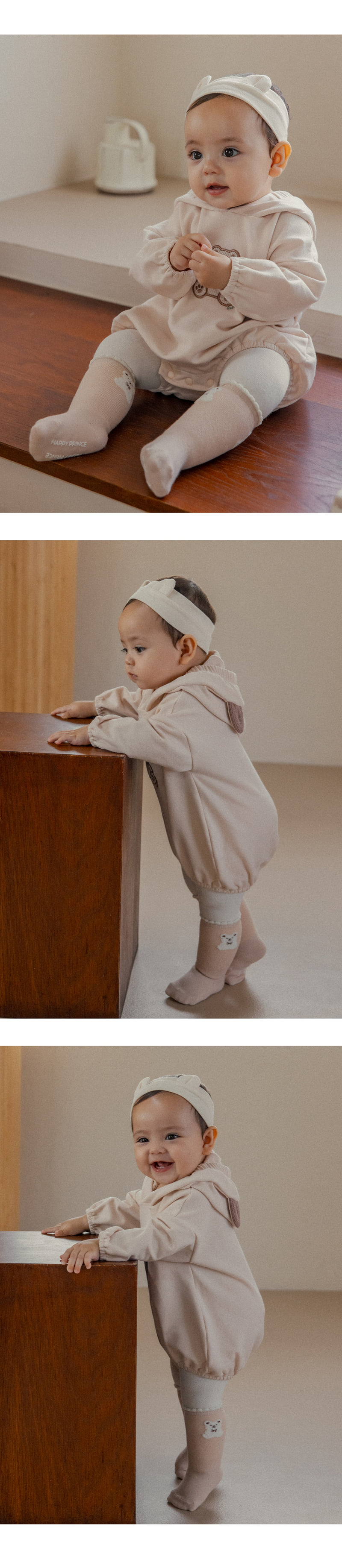 Kids Clara - Korean Baby Fashion - #onlinebabyboutique - Poby Baby Knee Socks (Set of 5) - 2