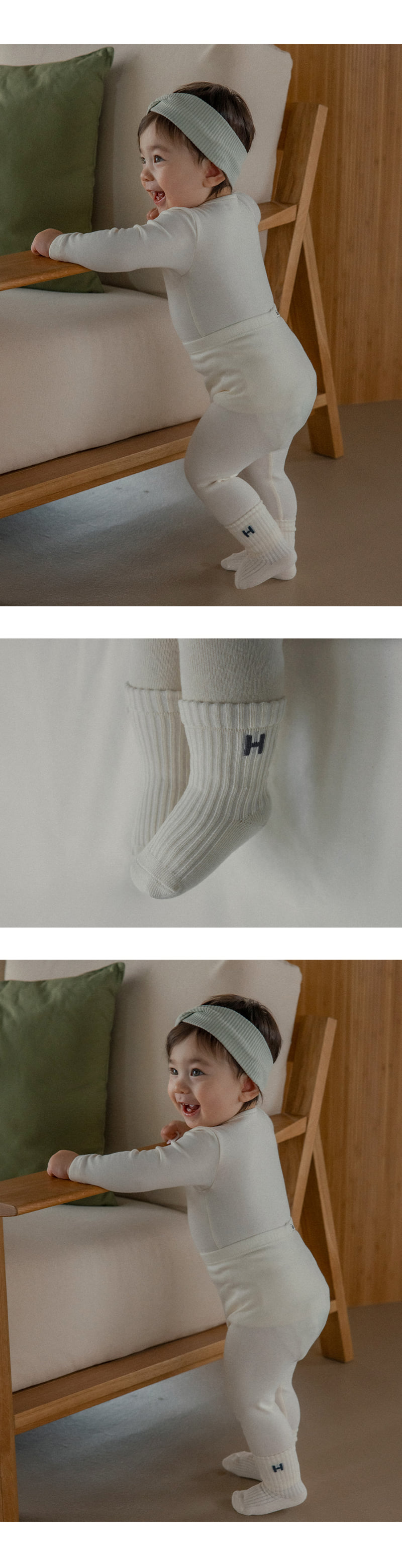 Kids Clara - Korean Baby Fashion - #babywear - Hayden Socks 3-Piece Set (set of 5) - 4