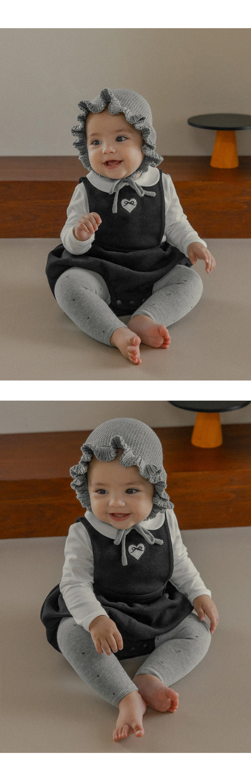 Kids Clara - Korean Baby Fashion - #onlinebabyboutique - Polka Baby Leggings Set (set of 5) - 3