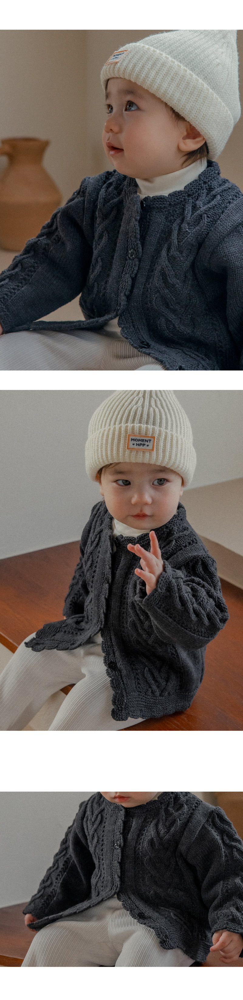 Kids Clara - Korean Baby Fashion - #babywear - Modi Knit Baby Cardigan - 4