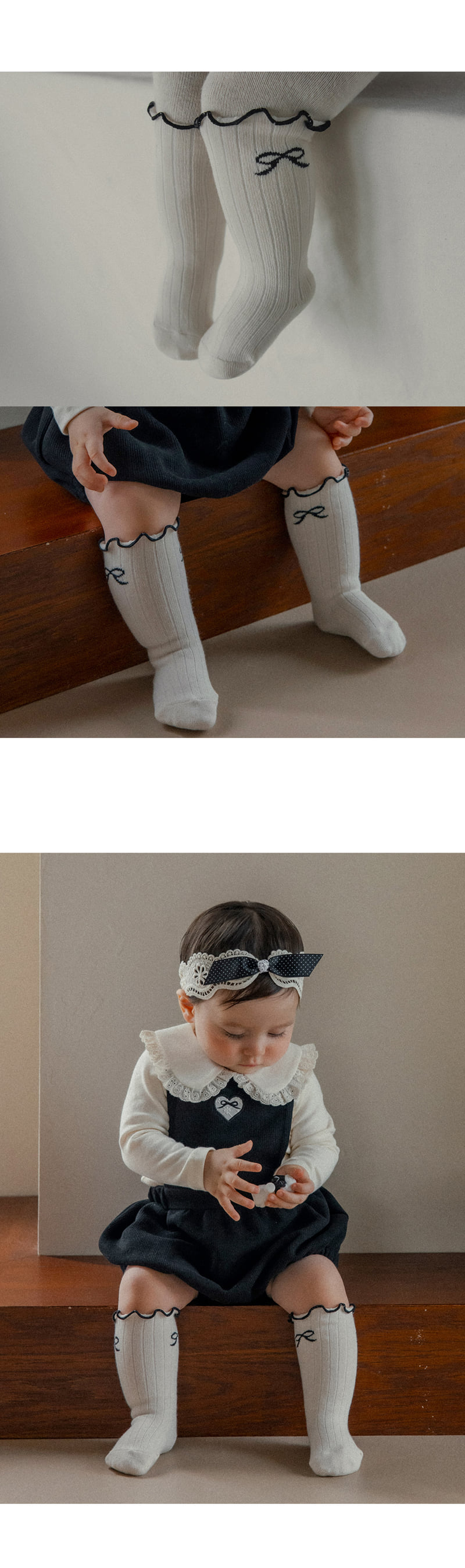 Kids Clara - Korean Baby Fashion - #onlinebabyboutique - Yurina Baby Knee Socks (set of 5) - 3