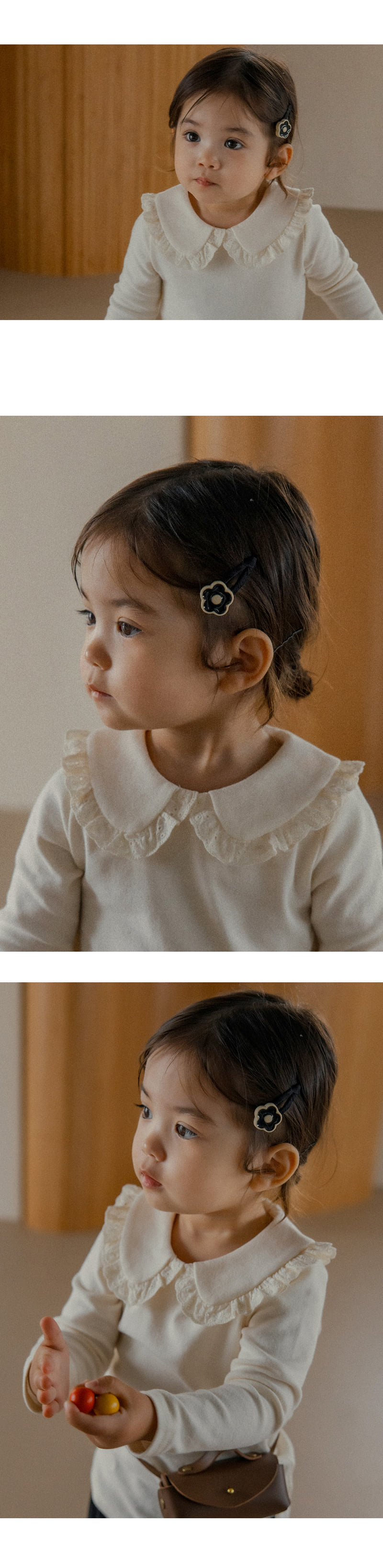 Kids Clara - Korean Baby Fashion - #onlinebabyshop - Blooming Baby Snap Clip Set (set of 5) - 3