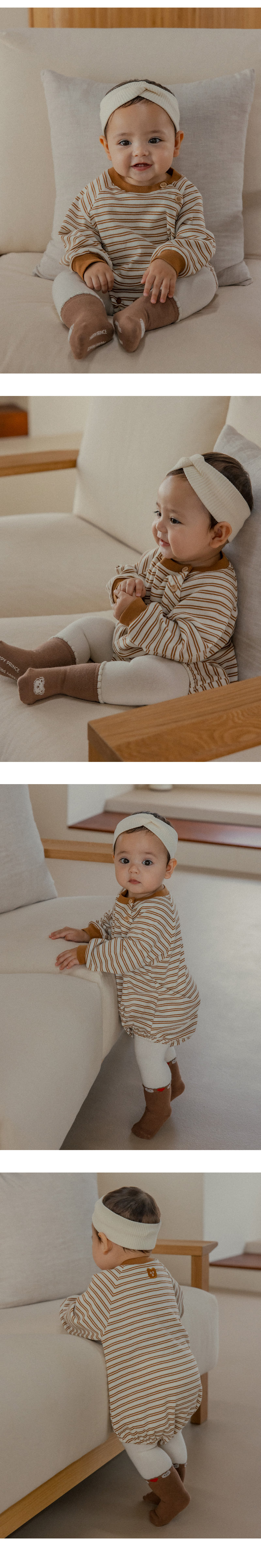Kids Clara - Korean Baby Fashion - #onlinebabyboutique - Happy Plane Baby Leggings (set of 5) - 4