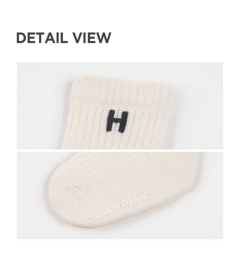 Kids Clara - Korean Baby Fashion - #onlinebabyshop - Hayden Socks 3-Piece Set (set of 5) - 5