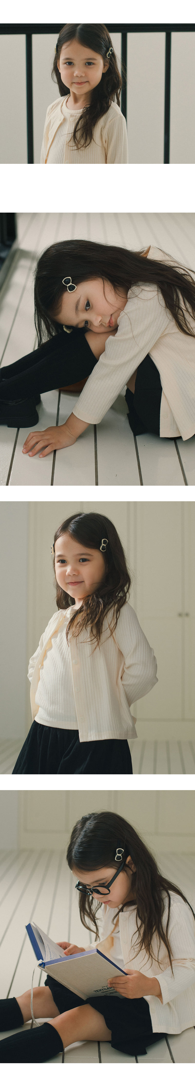 Kids Clara - Korean Baby Fashion - #onlinebabyshop - Blooming Baby Snap Clip Set (set of 5) - 4