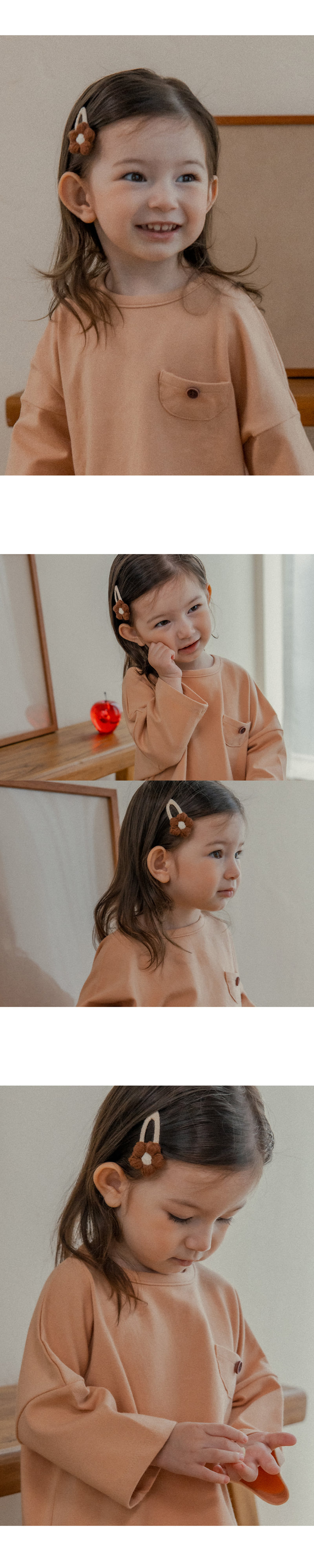 Kids Clara - Korean Baby Fashion - #smilingbaby - Zev Baby Hair Clip Set (set of 5) - 3