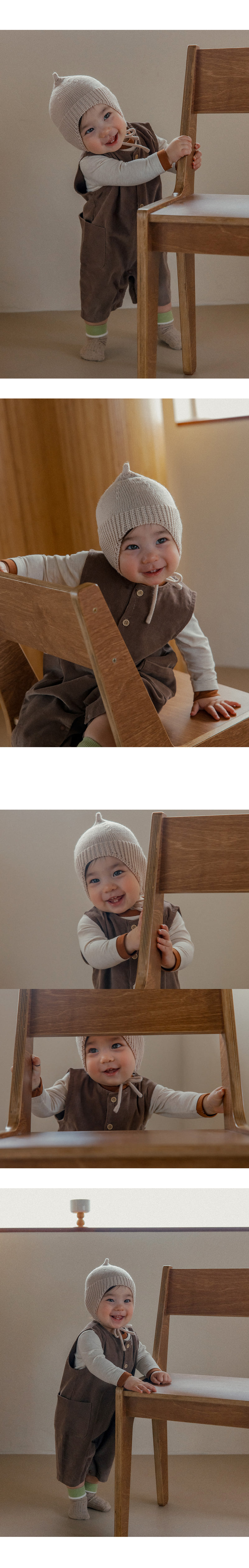 Kids Clara - Korean Baby Fashion - #onlinebabyshop - Nuts Baby Jumpsuit - 4