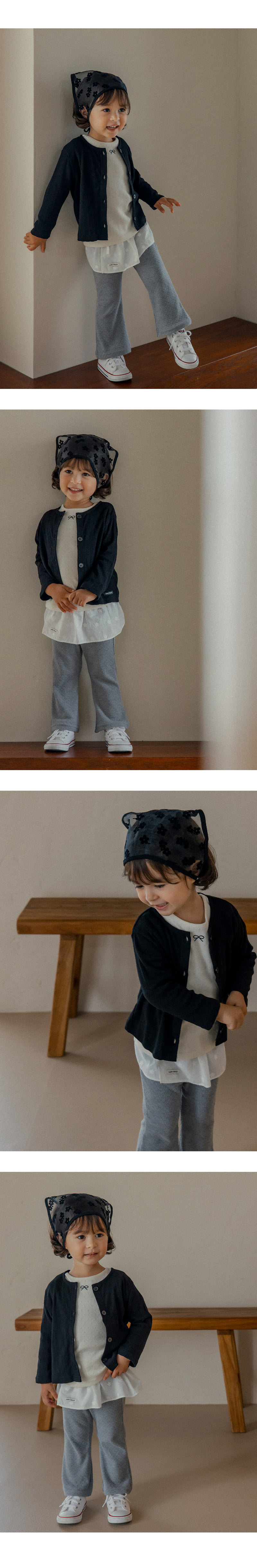 Kids Clara - Korean Baby Fashion - #smilingbaby - Meiji Bootcut Leggings - 3