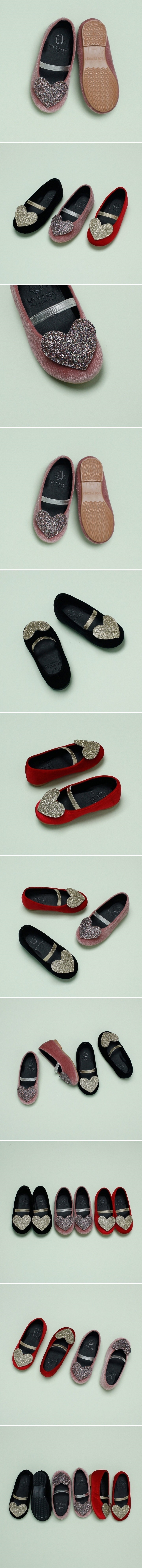 La Stella - Korean Children Fashion - #kidsstore - Heart Flat