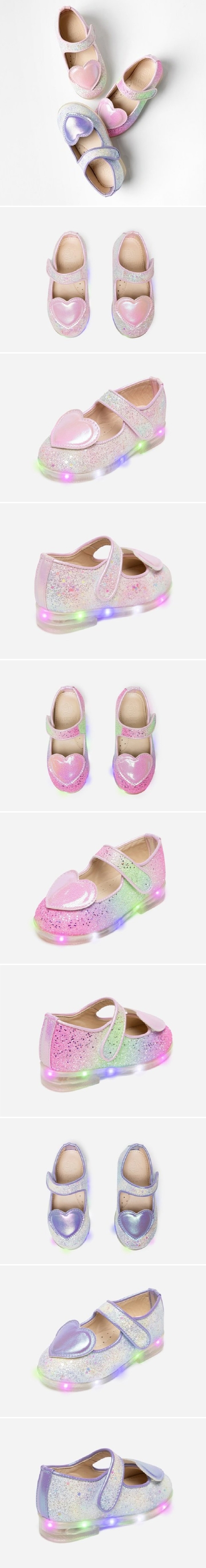 La Stella - Korean Children Fashion - #kidzfashiontrend - Starry Heart Flats