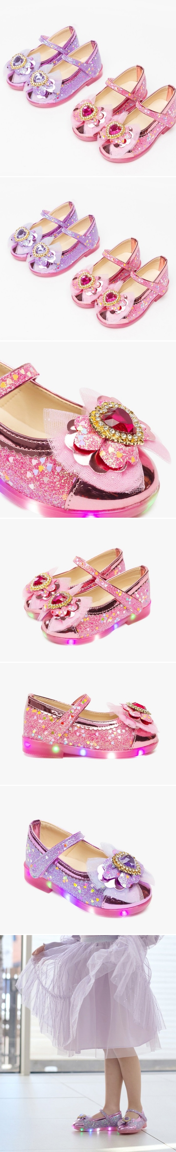 La Stella - Korean Children Fashion - #minifashionista - Pink LED