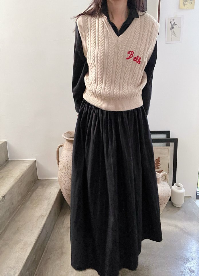 Lagrass - Korean Women Fashion - #momslook - Noir Vest - 12