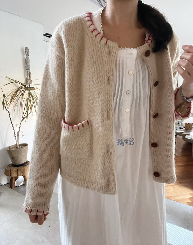 Lagrass - Korean Women Fashion - #momslook - Knit Cardigan - 11