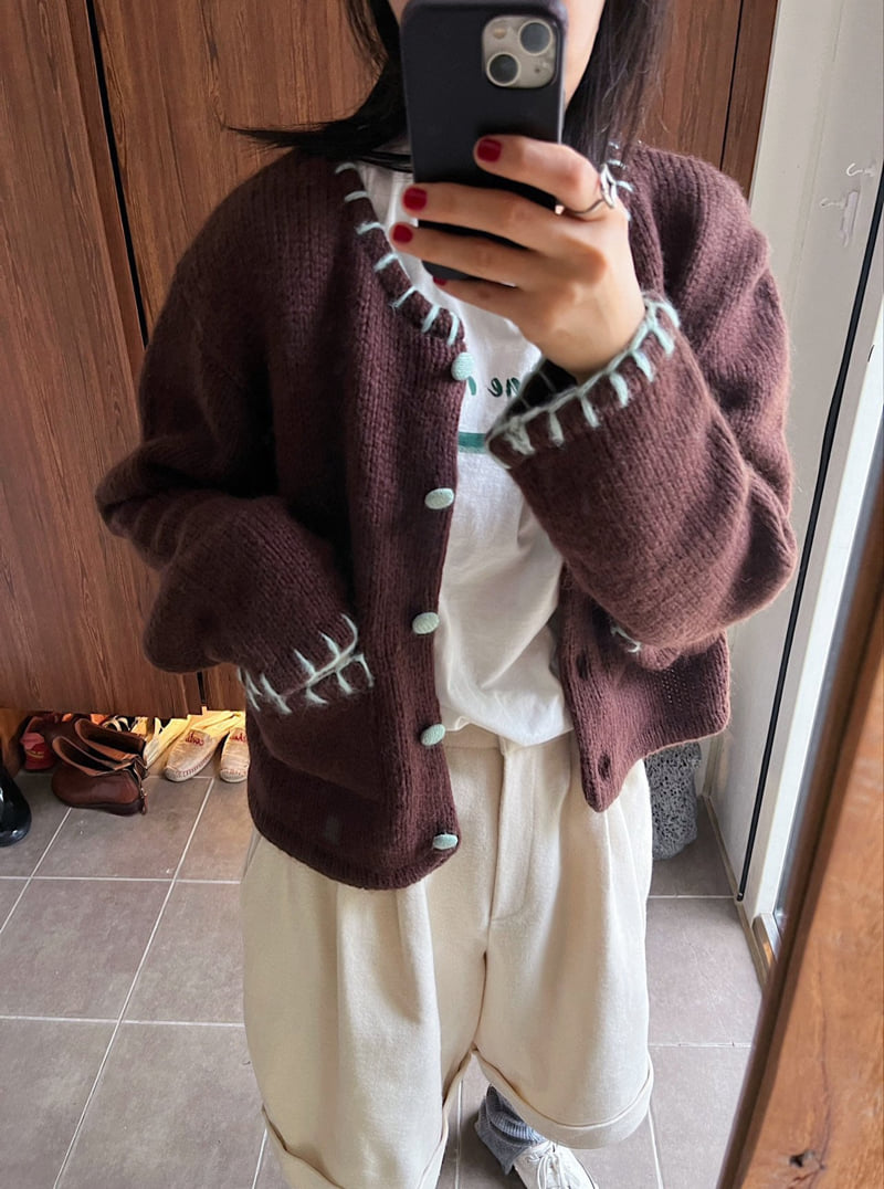 Lagrass - Korean Women Fashion - #momslook - Knit Cardigan - 3