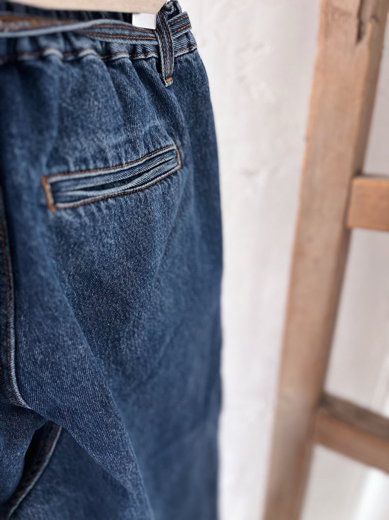 Lagrass - Korean Women Fashion - #momslook - LB Denim Pants - 10