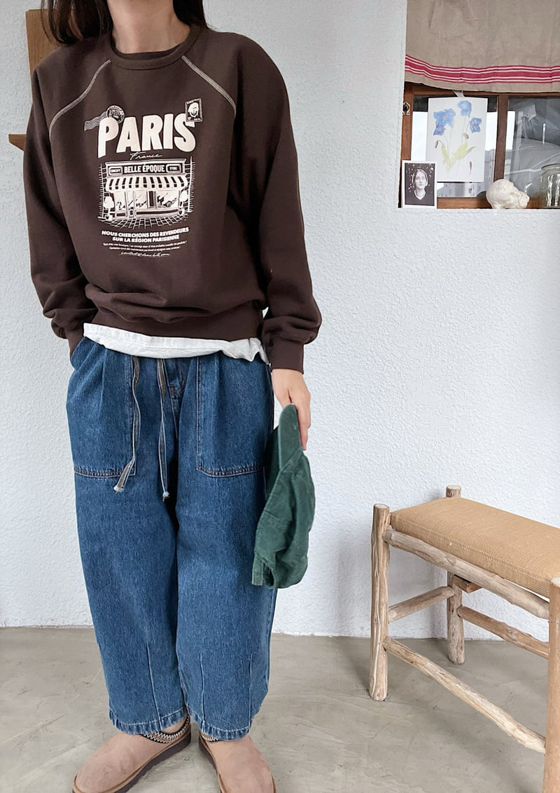 Lagrass - Korean Women Fashion - #momslook - LB Denim Pants - 2