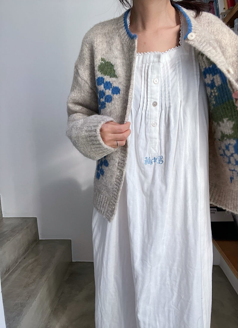 Lagrass - Korean Women Fashion - #momslook - Grape Cardigan - 3