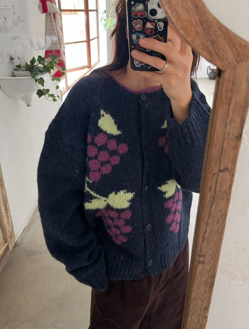 Lagrass - Korean Women Fashion - #momslook - Grape Cardigan - 7